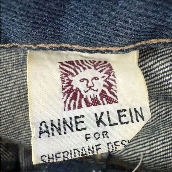 Vintage 80s Anne Klein for Sheridane Mom Jeans Highrise Pleated 4-Pocket Tapered - Picture 6 of 6